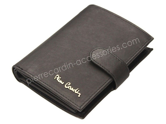 Portfel męski skórzany PIERRE CARDIN TILAK28 331A RFID Czarny