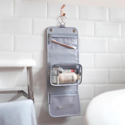 Kosmetyczka podróżna do zawieszenia Stackers Pebbl lawendowa