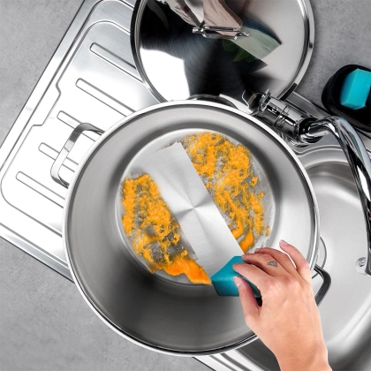 Garnek stalowy z pokrywką 18/10 PREMIUM 18,2 l ORION