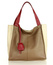 Modny skórzany shopper MAZZINI - Portofino Max multi beż khaki - min. zamówienie 20 / 50 / 100 szt.