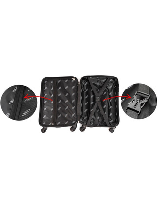 Mała walizka podróżna 663 XM BORDOWY