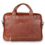 Skórzana torba męska na ramię laptopa 15,6" brązowa - Pavone Nero Palermo 2485 BR