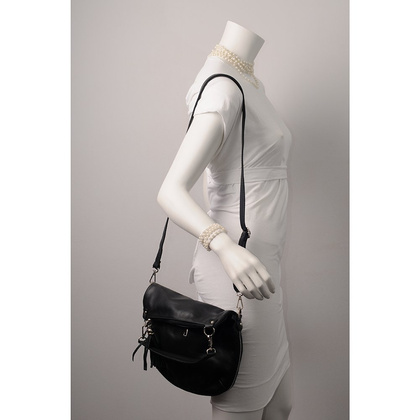 Torebka damska skórzana KEMER 675 Czarna - min. zamówienie 20 / 50 / 100 szt.