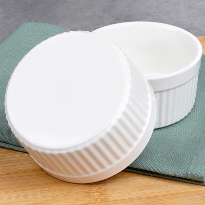Miseczki do zapiekania porcelanowe białe 260 ml 2 szt.