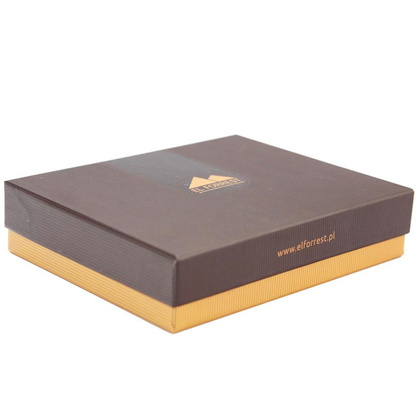 Portfel męski skórzany EL FORREST 892/A RFID Czarny