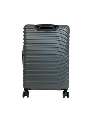 LYS Paris Hawana Średnia twarda szara walizka na kółkach 66 cm