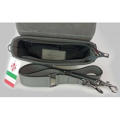 Listonoszka,chlebak,przewieszka Vera Pelle klapka zamsz