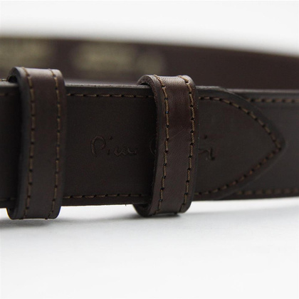 Pasek męski skórzany PIERRE CARDIN PSN 6207 Niebieski