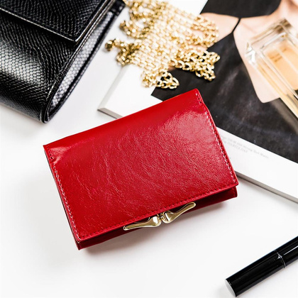 Zgrabny portfel damski z ochroną kart rfid