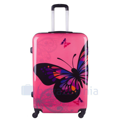 Duża walizka KEMER RGL PRINT L + KUFEREK First class