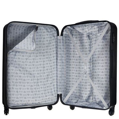 Mała kabinowa walizka KEMER SOLIER 870 Czarna - min. zamówienie 20 / 50 / 100 szt.