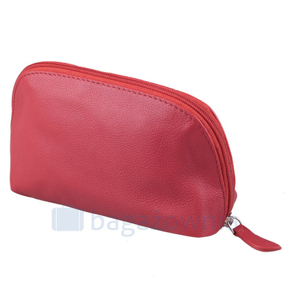 Kosmetyczka skórzana KEMER 527055 Czerwona - min. zamówienie 20 / 50 / 100 szt.