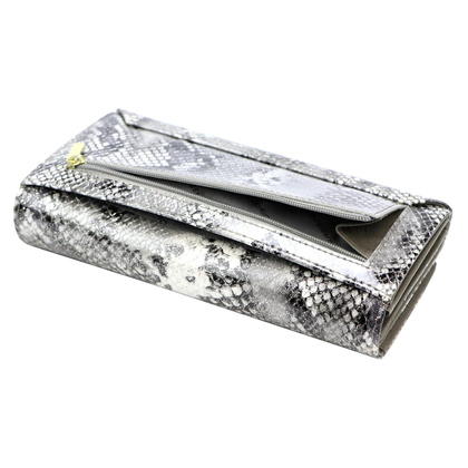 Portfel damski skórzany PELLUCCI SNR-102 popiel