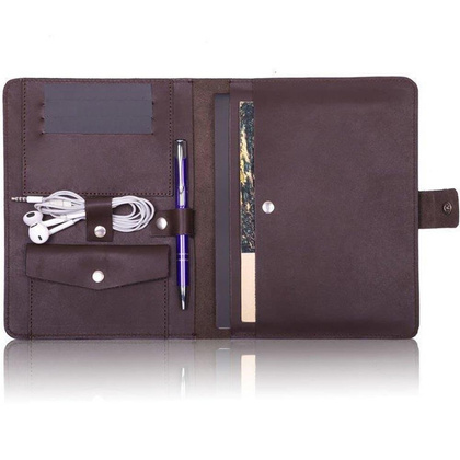 Organizer skórzany KEMER SOLIER SA21 Brązowy - min. zamówienie 20 / 50 / 100 szt.