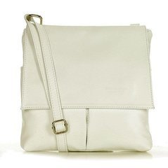 Listonoszka damska skórzana biały MARCO MAZZINI - min. zamówienie 20 / 50 / 100 szt.