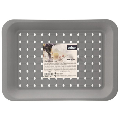 Taca kuchenna do serwowania szara 33x23 cm