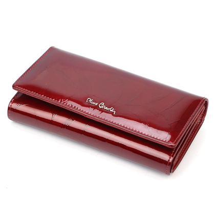 Duży skórzany portfel damski Pierre Cardin