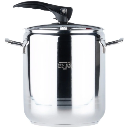 Szybkowar garnek stalowy ciśnieniowy zestaw garnków 9 l PROFI