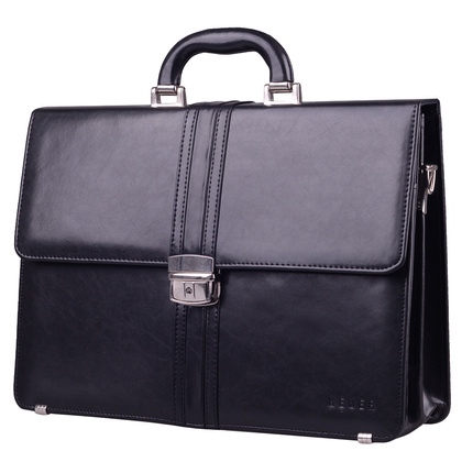 Teczka skórzana KEMER B 391/DW Czarna