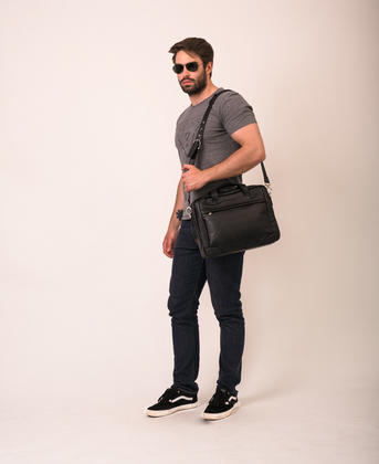 Aktówka na laptopa Montclare 13,3" brązowa