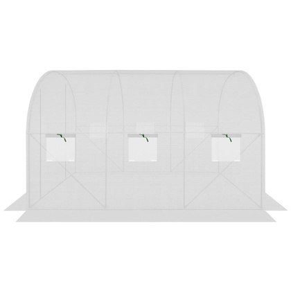 Szklarnia tunel ogrodowy PE 300x200x200cm biały