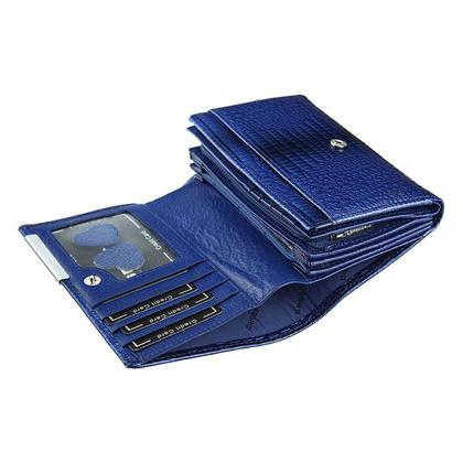 Portfel damski skórzany PELLUCCI GF112 Czerwony