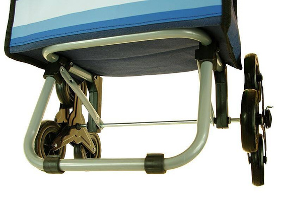 Wózek zakupowy marki Dielle Carr3n w kolorze niebieskim