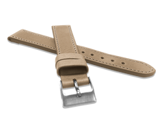 LAVVU Beżowy szyty pasek SPORT z luksusowej skóry Top Grain - 18