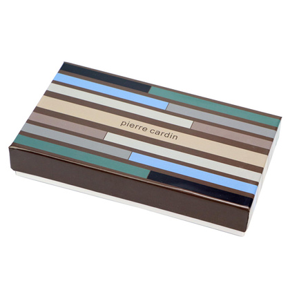 Portfel damski skórzany PIERRE CARDIN LADY66 1720 Srebrny