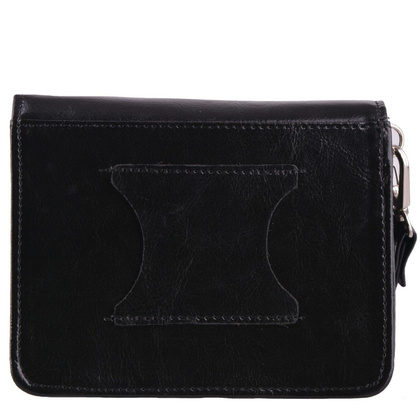 Saszetka skórzana KEMER S102 Czarna - min. zamówienie 20 / 50 / 100 szt.