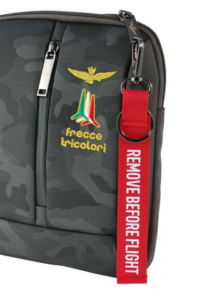 Torba na ramię AERONAUTICA MILITARE Drone Szara