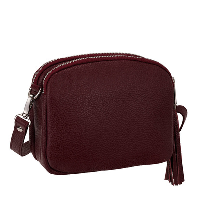 Mała torebka Canaletto z groszkowanej skóry licowej – klasyka i praktyczność na co dzień TD835