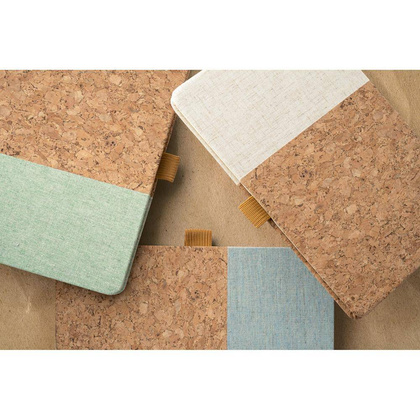 KLEE. Notatnik A5 z korka i płótna z kartkami w linie