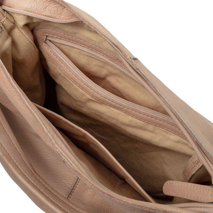 Torebka damska skórzana na ramię Beżowa - min. zamówienie 20 / 50 / 100 szt.