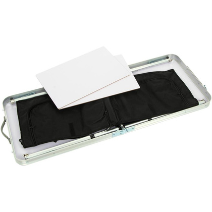 Stolik turystyczny składany kempingowy 120x60x70/62/54cm + szafa 33x30x36cm