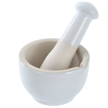 Moździerz z tłuczkiem do przypraw kamionkowy 8,5 cm