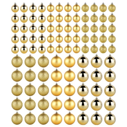 Bombki choinkowe nietłukące 4 / 6 cm 100 szt.