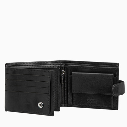 Portfel męski skórzany PUCCINI ROME CR2307 1 Czarny