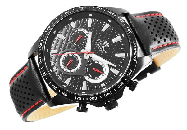 Zegarek Męski G.Rossi STALOWY PREMIUM S523A-1A3
