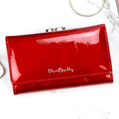 Średni skórzany portfel damski PIERRE CARDIN