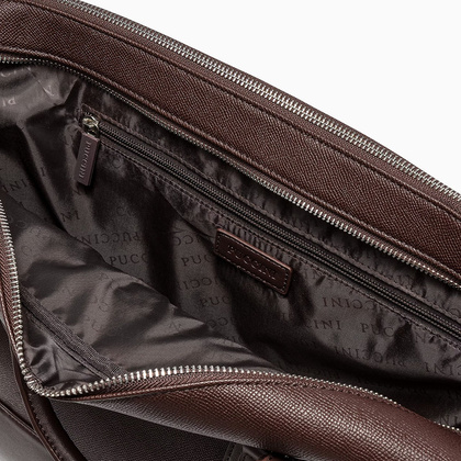 Plecak z miejscem na laptop 17" PUCCINI FASHION PM9035 2 Brązowy