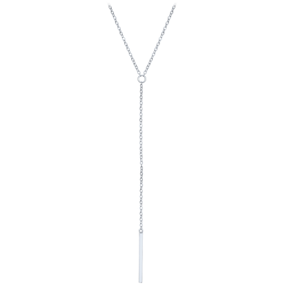 MINET Elegancki srebrny naszyjnik sztyft