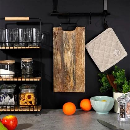 Deska drewniana mango do krojenia serwowania 44x19 cm