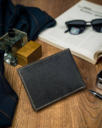 Piękny kolorowy portfel męski skórzany