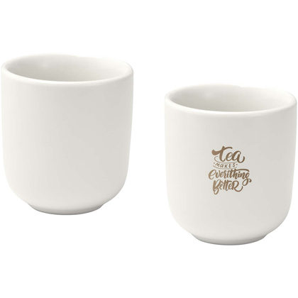 Male filiżanki ceramiczne do espresso o pojemności 90 ml - zestaw 2 sztuk