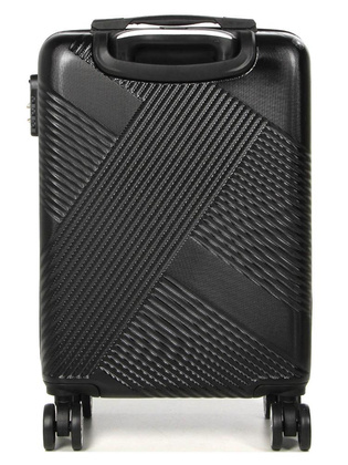LYS Paris Cali Mała twarda czarna walizka kabinowa na kółkach 55 cm