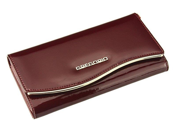 Portfel damski skórzany GREGORIO ZLF-106 Ciemny niebieski