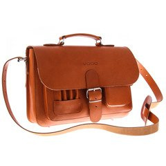 TECZKA SKÓRZANA 3W1 KEMER VOOC Vintage  P13 RUDA