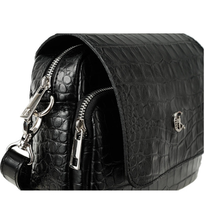 Skórzana listonoszka Canaletto z wzorem krokodyla – elegancja i funkcjonalność na co dzień TD655s121-A