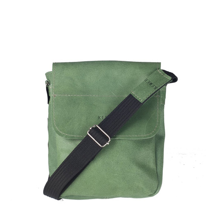 Torba skórzana KEMER S7 Zielona - min. zamówienie 20 / 50 / 100 szt.